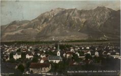 Buchs im Rheintal mit den drei Schwestern