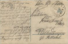 Abschied - 1. Weltkrieg - Feldpost
