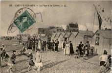 Cayeux sur Mer - La Plage et les Cabines