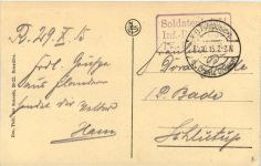 Westende - La Digue - Feldpost 4. Ersatz Division
