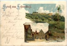 Gruss aus Schnaittach - Litho
