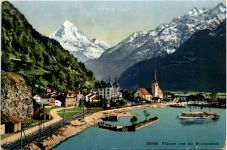 Flüelen und der Bristenstock