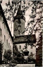 Kahla, im Burghofe der Leuchtenburg