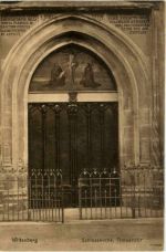 Wittenberg, Schlosskirche, Thesentür