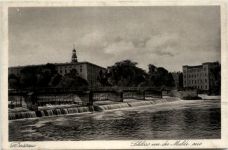 Dessau, Schloss von der Mulde aus