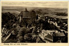 Leisnig, Blick auf Schloss Mildenstein