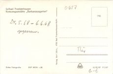 Solbad Frankenhausen, Gaststätte Barbarossagarten