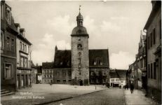 Querfurt, Marktplatz mit Rathaus