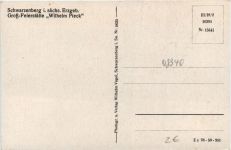 Schwarzenberg , Gross-Feierstätte Wilhelm Pieck