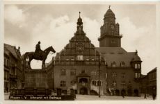 Plauen, Altmarkt mit Rathaus