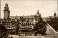 Plauen, Tunnel mit Rathaus u. Lutherkirche