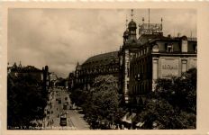 Plauen i.V., Postplatz mit Bahnhofstrasse