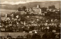 Kronach, Blick v. Süden a. Kronach u,. Burg