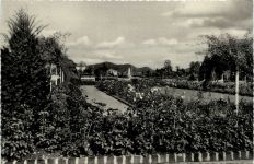 Hersbruck, Partie im Rosenpark am Strudelbad