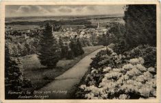Kamenz i.Sa., Blick vom Hutberg, Azaleen-Anlagen