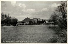 Bad Honnef, Brücke Grafenwerth und Drachenfels