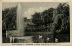 Bad Salzelmen, Schwanenteich m. Kaffee Gottschling