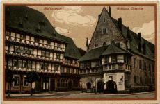 Halberstadt, Rathaus, Ostseite