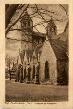Bad Gandersheim, Teilansicht der Stiftskirche