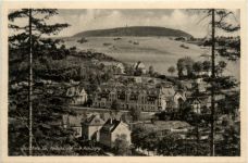 Annaberg-Buchholz, Teilansicht mit Pöhlberg