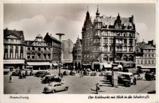 Braunschweig, Der Kohlmarkt mit Blick in die Schuhstrasse