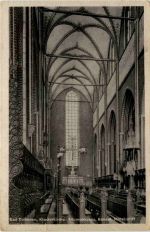 Bad Doberan, Klosterkirche, Kanzel, Mittelschiff