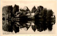 Grillenburg, Gondelteich mit Els-Fenske-heim