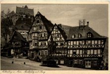 Miltenberg am Main, Marktplatz mit Burg