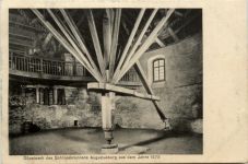 Augustusburg im Erzgeb., Göpelwerk des Schlossbrunnens 1575