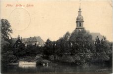 Flöha, Kirche u. Schule