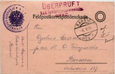 KuK Feldpost Baosic - Zensuriert Graz