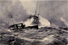 Torpedoboots Angriff in der Nordsee