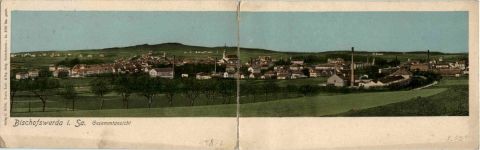 Bischofswerda in Sachsen - Klappkarte