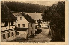 Hallbach in Sachsen - Gruss aus Thieles Gasthof - Olbernhau