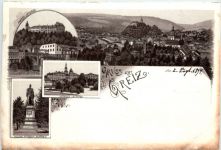 Gruss aus Greiz - Litho