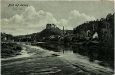 Blick auf Leisnig - Feldpost Infanterie Regiment 179