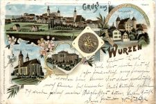 Gruss aus Wurzen - Litho