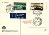Schweiz - Fahrbares Automobil Postbüro mit Sonderstempel