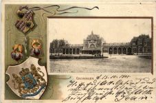 Groningen - Litho - Prägekarte