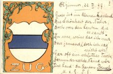 Zug - Wappen - Litho