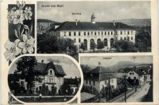 Gruss aus Baar - Schulhaus Sparkassa
