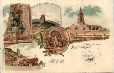 Gruss vom Kyffhäuser - Litho