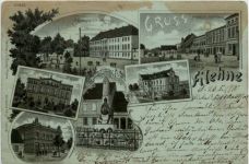 Gruss aus Filehne - Litho