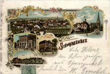 Gruss aus Schwarzenbek - Litho