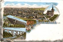 Gruss aus Reichenbach - Litho