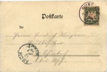Gruss von der Luisenburg im Fichtelgebirge - Litho
