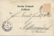 Gruss aus Porta Westphalica - Litho