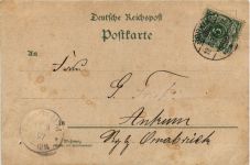 Gruss aus Borkum - Litho