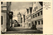 Weissenhorn - Hindenburgstrasse mit unterem Tor