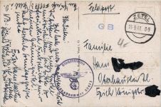 Wilhelmshaven - Parkpartie - Feldpost 3. Reich